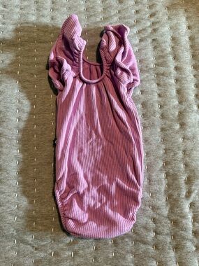 Kyte baby Mauve Knit bodysuit